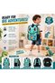 Backpack for Kids, 12 Inch Preschool School Bag for Boys Lightweight Ergonomic Kids Backpack, Water Resistant, Padded Breathable Back & Shoulder Straps - 6