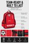 Kids 3 Wheel Trolley School Backpack Set, 3 wheel Detachable Rolling School Bag with Lunch Bag and Pencil Case for Kids (Superior) - 5