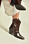 Z920241160 Brown Rustic Thick Heeled Cowboy Model Western Women's Boots - 3