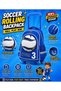 Kids Rolling Backpack Set, 3 Piece School Bag with Lunch Bag and Pencil Case, Trolly Backpack for Boys Primary School - Soccer - 3
