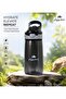 Kids Water Bottle 400ml with Straw, Leak-Proof Flip Top Lid, BPA-Free Tritan Drinking Bottle, One-Touch Open, Carry Handle, School Water Bottle - Black - 3