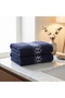 True 2-Piece Embroidered Hand Towel Set 50X90 cm - 2