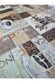 Lined Core Coffee Cappuccino Written Cup Pattern Non-Slip Erasable Pvc Oilcloth Tablecloth - 2