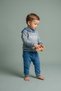 Baby Boy Hooded Kangaroo Pocket Printed 2-Piece Set - 3