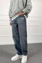 Antique Embroidered Washed Regular Fit Denim Jeans