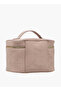 Quilted Makeup Bag with Handle - 4