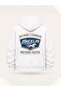 Unisex Women's and Men's Nothing Stronger Design Text Printed Oversize 3 Thread Hooded Sweatshirt - 5