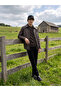 Brown Regular Fit Shirt Collar Casual Leather Leather Coat - 2