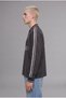 Boxy Fit Polo Collar Printed Sweatshirt H4884Ax26Au - 3