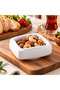 Parrot 1 Piece White Square Mini Sauce Bowl – Jam Bowl and Breakfast Serving Bowl - 4