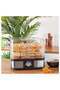 Food Dehydrator, Electric 5 Layer Fruit Vegetable Meat Dryer, Professional 360 Degree Hot Air Circulation System, 5 Stackable Drying Trays - 5