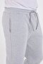 Men's Gray Sweatpants, Three-Thread Cotton, Baggy, Comfortable Cut, Elastic Cuffs - 6
