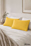 Cotton 2-Piece Pillowcase 50X70 cm – 10 Different Color Options - Yellow - 5