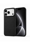 Bexocase iPhone 18 Pro Max Black Leather Case with Magnetic Features