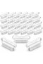 36 Pcs Nail cleaning and dust removal brush with a curved handle grip, designed for manicure and pedicure grooming