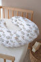 Breastfeeding Pillow – 100% Cotton Poplin Mother & Baby Support Pillow - Dreamland Safari - 5
