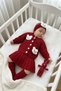 Baby Girl Cat Accessory Knitwear 4-Piece Set Cardigan Skirt Socks Hair Band - 5