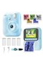 Kids Instant Print Camera with 2.4" IPS Screen, 4800W HD & 1080P Video – Thermal Printing Toy for Girls Boys, 4 Color Paper Rolls, Games, MP3, 2000mAh Battery, 128GB Expandable, Creative Gift