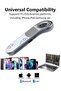 Rechargeable Multi-Functional Air Mouse & Presentation Remote: Wireless Bluetooth 2.4G PowerPoint Clicker with Touchpad, Gesture & Voice Control for PC, Mac, iOS, Android, Smart TV, Tiktok - 2