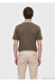 Khaki Plain 100% Cotton T-Shirt - 6