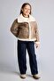 Girl's Coat C4979A8/Bn164 Brown - 3
