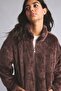Loose Fit Half-Zip Fleece Cardigan H7859Ax26Wn - 3