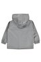 Basic Raincoat with Fleece Inside for Ages 10-13 - Gray - 2