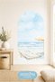 Sea and Beach Scenery Bohemian Arch Boho Arch Modern Wall Sticker Mnb-93 - 2