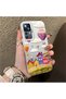 Mi 12t Pro Compatible Silicone Edge Hard Back Case Balloon Pattern Lover Couple Phone Case - 3