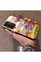 Samsung Galaxy A54 Compatible Silicone Edge Hard Back Case Balloon Patterned Lover Couple Phone Case - 2