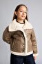Girl's Coat C4979A8/Bn164 Brown - 2