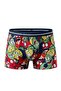 Boys' Fun Patterned Flexible Combed Cotton Boxer Set of 6 - 6