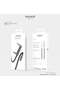 4-in-1 65W USB Type C Multi Port Fast Charging Cable, Mecha Braided Nylon PD Quick Charge Cord with LED Indicator, High-Speed Data Sync Pure Copper Wire for iPhone 15/14/13/Plus/Pro Max, Sam