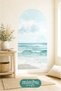 Sea Landscape Bohemian Arch Boho Arch Modern Wall Sticker Mnb-91 - 2
