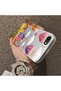 حافظة هاتف متوافقة مع iPhone SE 2022 مصنوعة من السيليكون بحافة صلبة وخلفية صلبة بنمط بالون للزوجين - 4