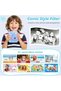 Kids Instant Print Camera with 2.4" IPS Screen, 4800W HD & 1080P Video – Thermal Printing Toy for Girls Boys, 4 Color Paper Rolls, Games, MP3, 2000mAh Battery, 128GB Expandable, Creative Gift - 2