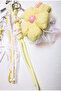 Special Design Charm Keychain with Yellow Flower Detail and Multiple Objects - 2