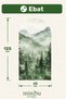 Forest and Mountain Landscape Bohemian Arch Boho Arch Modern Wall Sticker Mnb-83 - 4