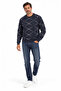 Men's Crew Neck Patterned Sweater - 2