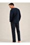 Father - Son, 100% Cotton, Navy Blue, Let It Snow, Long Sleeve Pajama Set (the Sets Are Sold Separately at Different Prices.) - 8