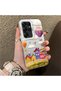 Samsung Galaxy S25 Ultra Compatible Silicone Edge Hard Back Case with Balloon Pattern for Lovers Couple Phone Case - 3
