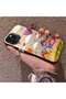 حافظة هاتف متوافقة مع هاتف iPhone 11 Pro Max مصنوعة من السيليكون بحافة صلبة وخلفية صلبة بنمط بالون للزوجين - 2