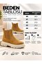 Baytuluk Bt-C7 Tan Suede Beige High Sole Chelsea Daily Men's Boots - 2