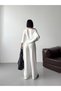 Women's One-Shoulder Casual Blouse and Wide-Leg Pants Two-Piece Set - 6