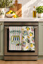 Pastel Sardine Picnic Pastel Pink Blue Sardine and Lemon Patterned Kitchen Towel Set of 2 35X55 - 2