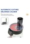 Pro 5-in-1 Electric Vegetable Chopper & Salad Maker | 200W Power with 6 Stainless Steel Discs for Slicing, Shredding, Grating | Compact Food Processor for Kitchen, 220-240V - 3