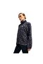 Women's Purple-Black Waves of Warmth Zippered Fleece - 2