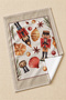 Nutcracker Keepsake Triple Nutcracker and Colorful Christmas Ornaments Cream 2-Piece Kitchen Towel Set 35X55 - 6