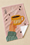 Coffee First Darling Coffee Enthusiast Girl Pink Retro Kitchen Patterned 2-Piece Kitchen Towel Set 35X55 - 5