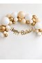 White Cream Gold Balloon Set 25-Piece Birthday Decoration Set with Happy Birthday Banner - 4
